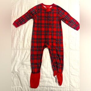 Family PJ’s red plaid boys/girls size 24 months